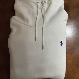 Polo Ralph Lauren Womens Turtleneck Fleece Sweater White